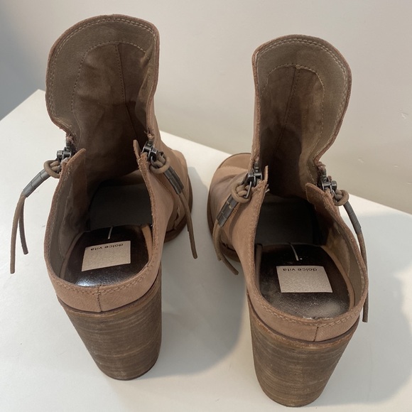 New Dolce Vita side zipper heeled slide size 10 - Picture 4 of 9